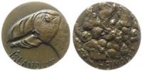Island - auf die Insel Heimaey - 1973 - Medaille  stgl