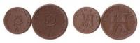 Seligmann Henry - Hannover - 1921 - 25 + 50 Pfennig  prägefrisch