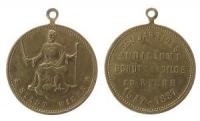 Wiehe - auf das 350-jährige Jubiäum der Schützengilde - 1887 - tragbare Medaille  ss