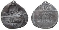 Neujahr 1994 - dem(n) Geyern wehren - 1994 - Medaille  gußfrisch