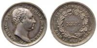 Maximilian I. (IV.) Joseph (1799-1825) - auf sein 25. Regierungsjubiläum - 1824 - Miniaturmedaille  vz
