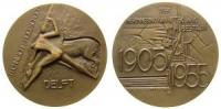 Delft - 50 Jahre Technische Hochschule - 1955 - Medaille  stgl