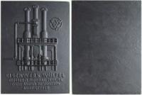 Wülfel Eisenwerk - erster Abstich der Kupolöfen - 1955 - Plakette  gußfrisch