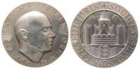 Martin Petersen - Präsident der Numismatischen Societät der Universität Kopenhagen - 1955 - Medaille  fast stgl
