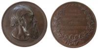 Conscience Hendrik (1812-1883) - flämischer Schriftsteller - 1881 - Medaille  ss+