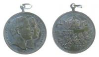 Wilhelm II (1888-1918) - auf den Regierungsantritt - 1888 - tragbare Medaille  vz