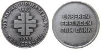 Germersheim - 100 Jahre Turnerschaft - 1963 - Medaille  vz