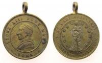 Leo XIII (1878-1903) - Heilige Jungfrau Maria - o.J. - tragbare Medaille  ss