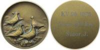 Brieftaubenrennen - J. Sutor - 1976 Linz - 470 KM - 1976 - Medaille  gußfrisch