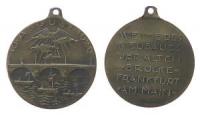 Frankfurt - auf die Einweihung des Brückenneubaus - 1926 - tragbare Medaille  vz