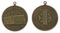 Neustadt A/H - Erinnerung an die Einweihung der Turnhalle - 1891 - tragbare Medaille  vz