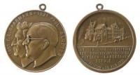 Holzminden - auf die 100jährige Jubelfeier der Braunschweigischen Höheren Landesbauschule - 1931 - tragbare Medaille  vz