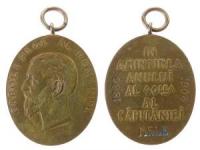 Karl I (1866-1914) - auf sein 40. Regierungsjubiläum - 1913 - tragbare Medaille  ss+