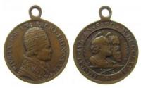 Pius IX (1846-1878) - 1867 - tragbare Medaille  ss