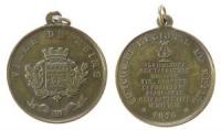 Reims - auf die regionale u.a. Landwirtschaftsausstellung - 1876 - tragbare Medaille  ss-vz