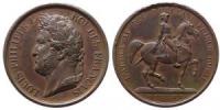 Helene (1814-1858) - auf den Tod Ihres Gatten Ferdinand Philipp Herzog von Orleans - 1842 - Medaille  vz