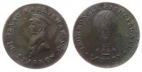Earlysman Issac - auf den Ballonaufstieg in Oxford - 1823 - Medaille  vz
