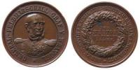 Wrangel (1784-1877) Generalfeldmarschall Graf von - auf seinen Tod - 1877 - Medaille  vz+