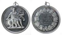Erlangen - auf das 25-jähriges Jubiläum Liederkranz - 1883 - tragbare Medaille  ss+