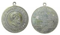 Friedrich Wilhelm Kronprinz v. Preussen - auf seine Wiedergenesung - o.J. - tragbare Medaille  ss