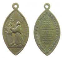 Saint Antoine de Padone (Antonio von Padua) - o.J. - tragbare Medaille  ss