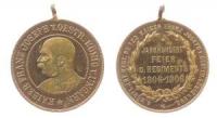 Franz Joseph - auf die Jahrhunderfeier des Regiments - 1906 - tragbare Medaille  vz