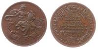 Frankfurt - auf die Erste Wanderausstellung der Deutschen Landwirtschaftsgesellschaft - 1887 - Medaille  vz-stgl