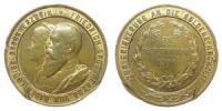 Friedrich und Louise von Baden - auf die Goldene Hochzeit - 1906 - Medaille  schön