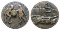 Grönland - auf den 50. Jahrestag der Besiedung des Scoresbysund - 1974 - Medaille  stgl