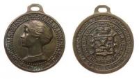 Charlotte (1919 - 1964) - auf die Befreiung Luxemburgs - 1944 - tragbare Medaille  vz