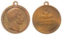 Wilhelm II (1888-1918) - Regierungsantritt - 1888 - tragbare Medaille  ss