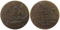 Neujahr - Segelschiff (Dreimastbark) - 1974 - Medaille  vz-stgl