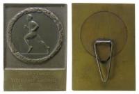 Schwaben - Ehren-Plakette für Wettkampf Leistungen 1926 L.A. - 1926 - aufstellbare Plakette  vz
