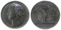 Brunel Isambart Marc Sir - auf die Fertigstellung des Thames Tunnels - 1843 - Medaille  ss+