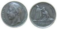 Charles X (1824-30) - auf seine Krönung - 1825 - Miniaturmedaille  ss