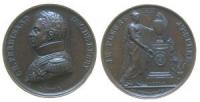 Louis XVIII. (1814-1824) - auf den Tod von Duc de Berry (1778-1820) - 1820 o.J. - Medaille  vz+