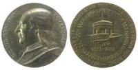 Zinzendorf Nikolaus Ludwig Graf von (1700-1760) - auf das 200jährige Gründungsjahr der Herrnhuter Brüdergemeinde - 1922 - Medaille  vz