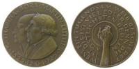 Luther Martin (1483-1546) - 400. Jahrestag der Hochzeit mit Katharina von Bora - 1925 - Medaille  vz