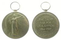 Victory Medaille - auf den II. Weltkrieg - o.J. - tragbare Medaille  vz