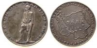 Volksabstimmung im Saarland - 1935 - Medaille  vz