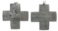 Augsburg -  auf die 1000. Jahrfeier der Schlacht gegen die Ungarn auf dem Lechfeld - 1955 - Medaille  ss-vz