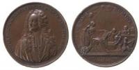 Genf - auf die Wahl von Louis Le Fort (1668-1743) zum 1. Syndicus der Stadt Genf - 1734 - Medaille  fast vz