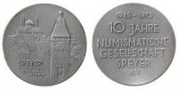 Speyer - auf das 10-jährige Bestehen der Numismatischen Gesellschaft - 1975 - Medaille  vz-stgl