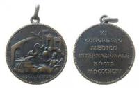 Rom - auf den XI. internationalen medizinischen Kongress - 1894 - tragbare Medaille  vz