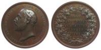 Albert Prince of Wales - auf die Kolonial- und Indienausstellung in London - 1886 - Medaille  vz+