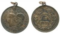 Wilhelm II und Franz Josef II - o.J. - tragbare Medaille  ss-vz