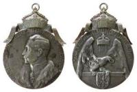 König Friedrich Wilhelm III und Kaiser Wilhelm II - 1913 - tragbare Medaille  ss-vz