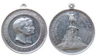 Frankfurt - auf die Einweihung des Kaiser Wilhelm Denkmals - 1896 - tragbare Medaille  fast vz