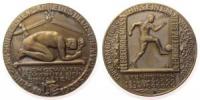 DFB - auf den 10. Jahrestag des Beginns des 1. Weltkrieges - 1924 - Medaille  vz