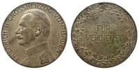 Friedrich II Großherzog von Baden (1857-1928) - o.J. - Medaille  ss+